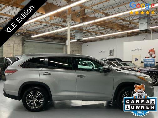 Silver Sky Metallic 2016 Toyota Highlander XLE