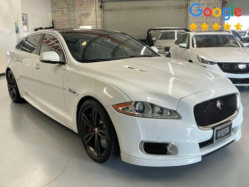 Polaris White 2015 Jaguar XJ XJR