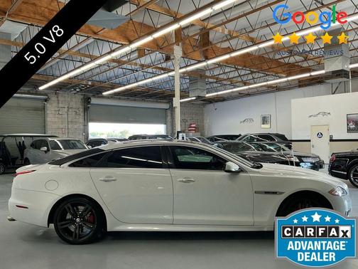 Polaris White 2015 Jaguar XJ XJR