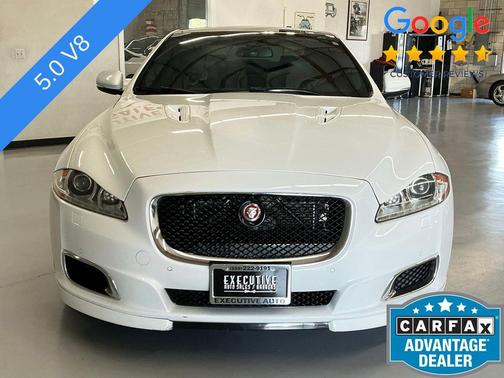 Polaris White 2015 Jaguar XJ XJR
