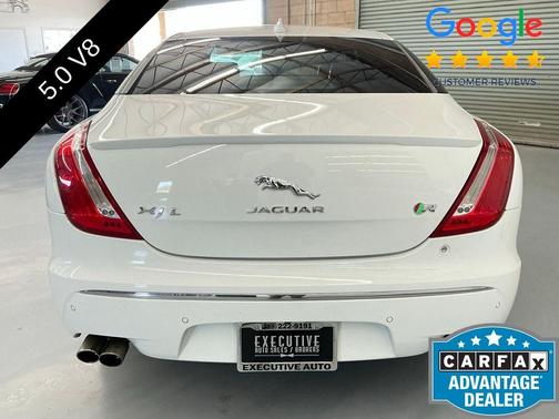 Polaris White 2015 Jaguar XJ XJR
