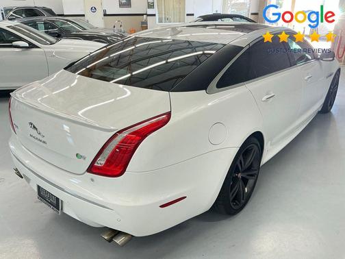 Polaris White 2015 Jaguar XJ XJR