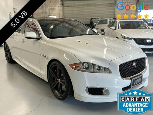 Polaris White 2015 Jaguar XJ XJR