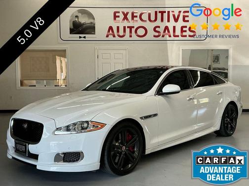 Polaris White 2015 Jaguar XJ XJR