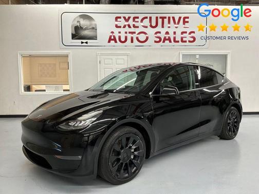 Solid Black 2021 Tesla Model Y Long Range Dual Motor All-Wheel Drive