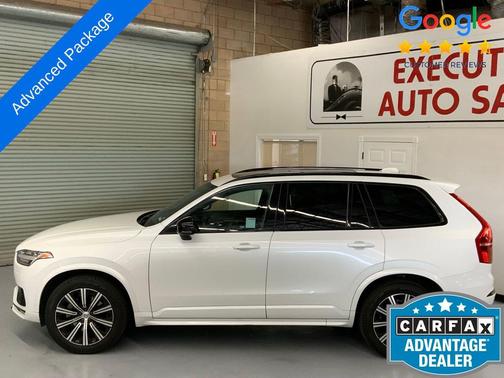 Crystal White Metallic 2020 Volvo XC90 T6 R-Design