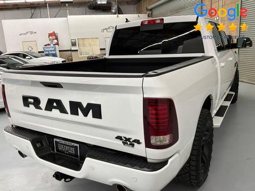 Bright White Clearcoat 2017 RAM 1500 Night Crew Cab 4x4 5'7' Box