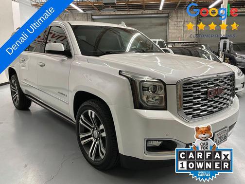 White Frost Tricoat 2019 GMC Yukon XL Denali