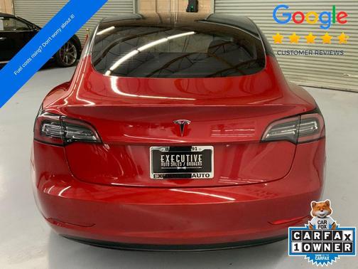 Red Multi-Coat 2021 Tesla Model 3 Standard Range Plus