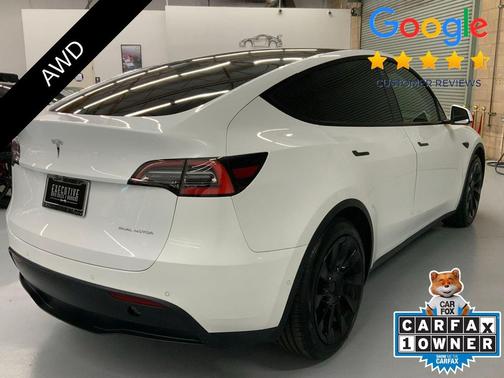 Pearl White Multi-Coat 2021 Tesla Model Y Long Range Dual Motor All-Wheel Drive