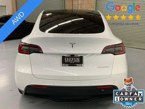 Pearl White Multi-Coat 2021 Tesla Model Y Long Range Dual Motor All-Wheel Drive