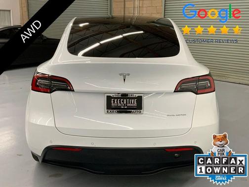 Pearl White Multi-Coat 2021 Tesla Model Y Long Range Dual Motor All-Wheel Drive