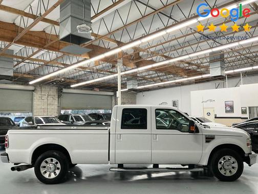 White Platinum Metallic Tri-Coat 2010 Ford F-250 Lariat