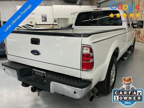 White Platinum Metallic Tri-Coat 2010 Ford F-250 Lariat