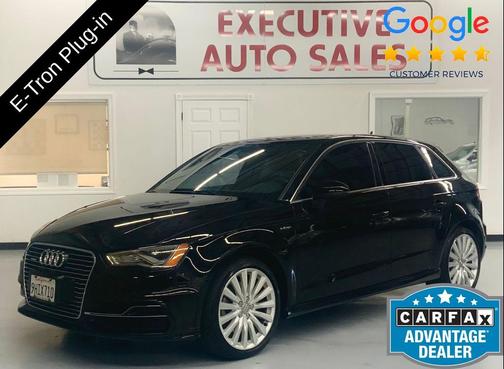 Brilliant Black 2016 Audi A3 e-tron 1.4T Tech Premium Plus