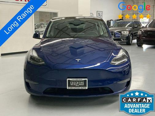 Deep Blue Metallic 2022 Tesla Model Y Long Range Dual Motor All-Wheel Drive