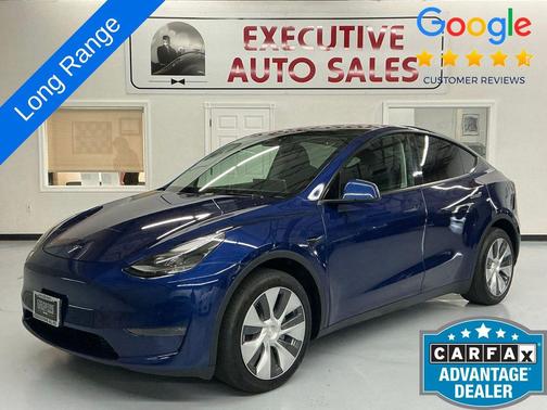 Deep Blue Metallic 2022 Tesla Model Y Long Range Dual Motor All-Wheel Drive