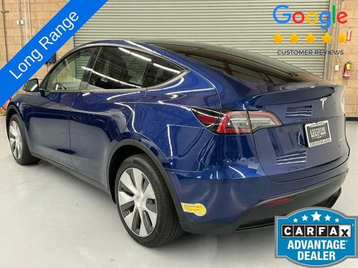 Deep Blue Metallic 2022 Tesla Model Y Long Range Dual Motor All-Wheel Drive