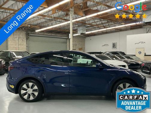 Deep Blue Metallic 2022 Tesla Model Y Long Range Dual Motor All-Wheel Drive