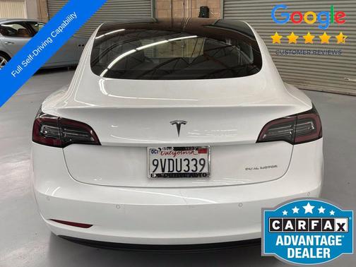Pearl White Multi-Coat 2019 Tesla Model 3 Long Range