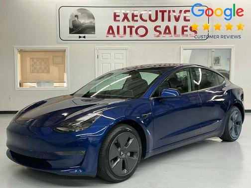 Deep Blue Metallic 2023 Tesla Model 3 Long Range