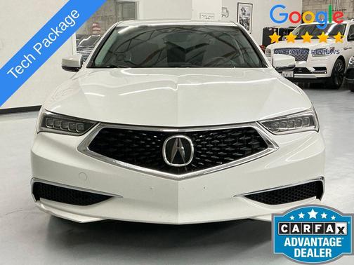 Platinum White Pearl 2020 Acura TLX Technology