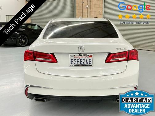 Platinum White Pearl 2020 Acura TLX Technology