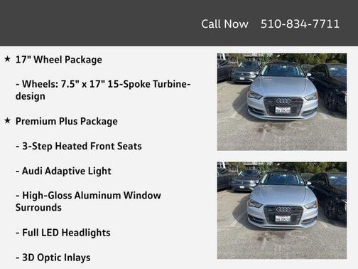 2016 Audi A3 e-tron 1.4T Tech Premium Plus