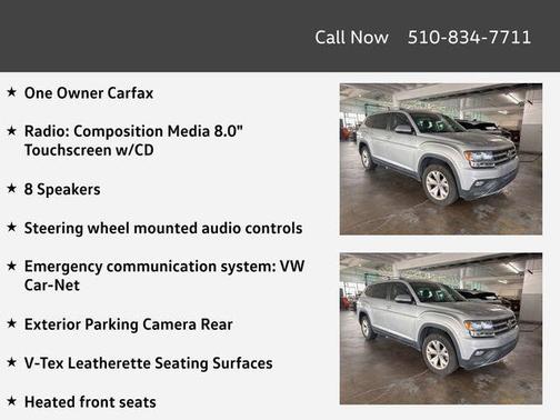 2018 Volkswagen Atlas 3.6L SE