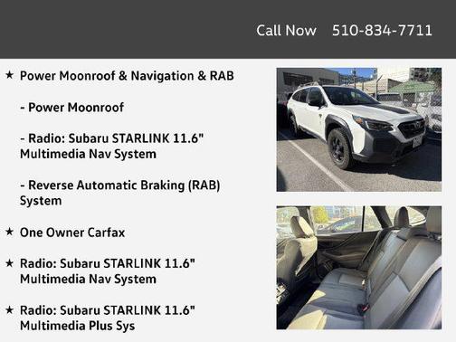 Crystal White Pearl 2024 Subaru Outback Wilderness