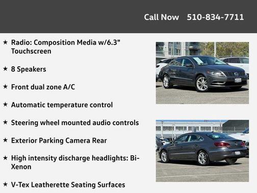 2016 Volkswagen CC 2.0T Trend