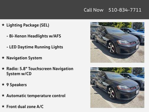2015 Volkswagen Golf GTI 2.0T Autobahn 4-Door