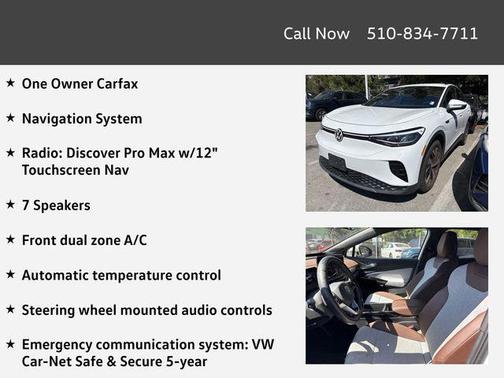 Pure White 2023 Volkswagen ID.4 Pro