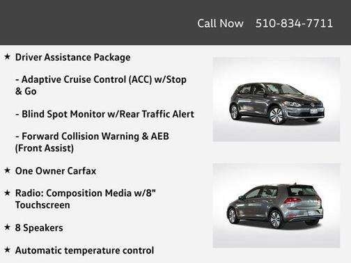 2019 Volkswagen e-Golf SE