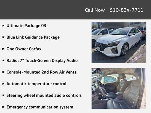 Ceramic White 2017 Hyundai IONIQ Hybrid Limited