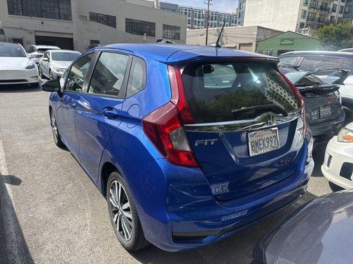 Aegean Blue Metallic 2019 Honda Fit EX