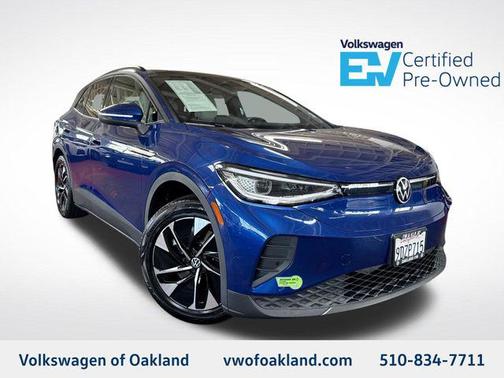 Blue Metallic 2022 Volkswagen ID.4 Pro S