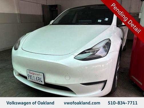 Pearl White Multi-Coat 2021 Tesla Model Y Long Range Dual Motor All-Wheel Drive
