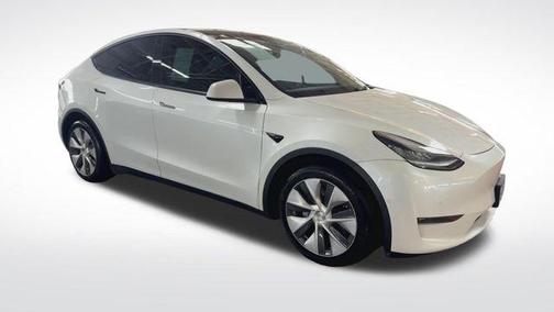 Pearl White Multi-Coat 2021 Tesla Model Y Long Range Dual Motor All-Wheel Drive