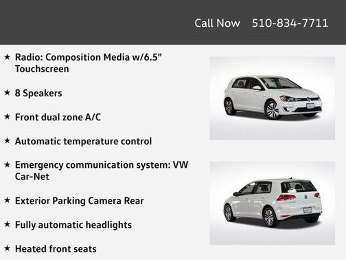 2016 Volkswagen e-Golf SE