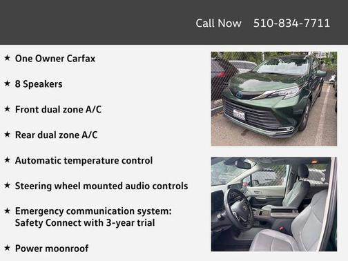 Cypress 2021 Toyota Sienna XLE 7 Passenger