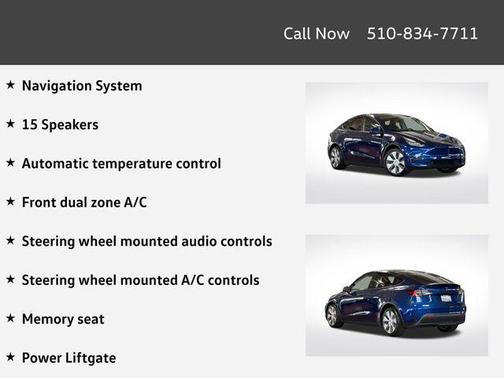 Deep Blue Metallic 2021 Tesla Model Y Long Range Dual Motor All-Wheel Drive