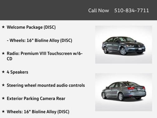 2015 Volkswagen Jetta Auto S w/Technology