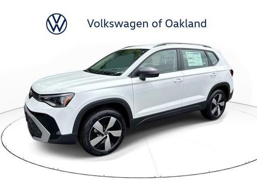Pure White 2026 Volkswagen Taos S
