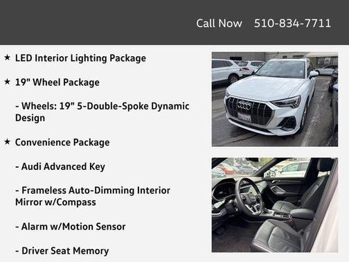 2023 Audi Q3 Premium 45 TFSI S line quattro Tiptronic