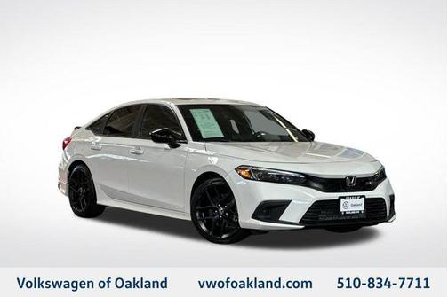 Platinum White Pearl 2024 Honda Civic Si Base