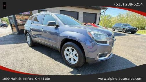 Blue 2014 GMC Acadia SLE-1