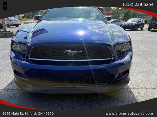 Blue 2014 Ford Mustang V6