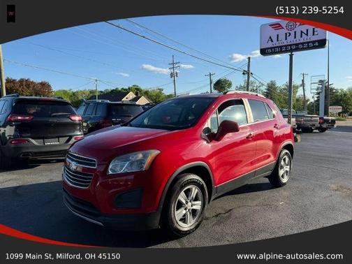 Red 2016 Chevrolet Trax LT