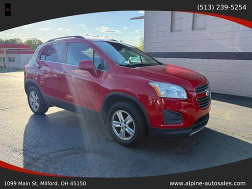 Red 2016 Chevrolet Trax LT